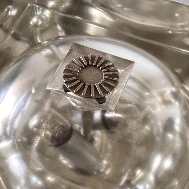 Cubosfera Table Lamps attributed to Alessandro Mendini for Fidenza Vetraria, 1960s, Set of 2 For Sale - Image 10 of 12