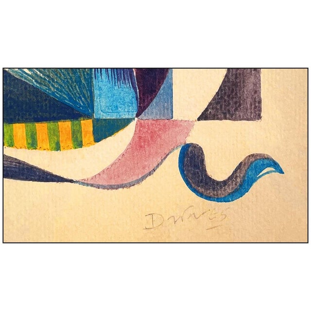 Abstract Mid 20th Century Eye of the Storm, Werner Drewes For Sale - Image 3 of 5