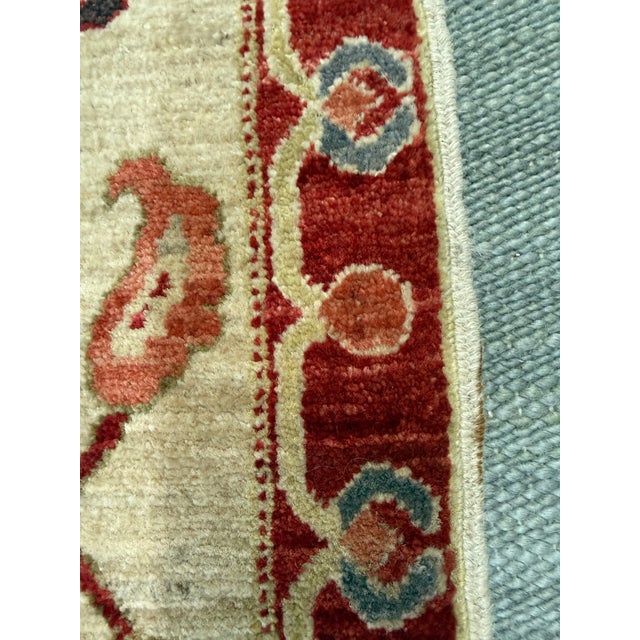 Islamic 5ft X 7ft 10in Yildiz Suzani Hand Knotted Area Rug For Sale - Image 3 of 12