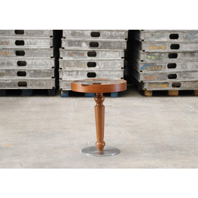 Vintage Side Table in Walnut For Sale - Image 12 of 13