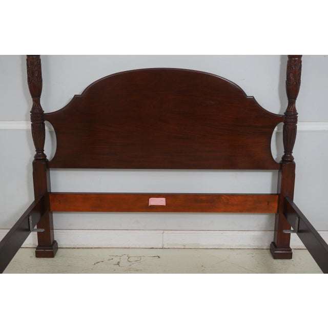 Henkel Harris Mahogany Queen Size Model 151 Poster Bed For Sale - Image 13 of 18