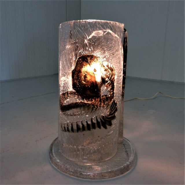 AVMazzega Glass Table Lamp from Mazzega, Italy, 1960s For Sale - Image 4 of 18