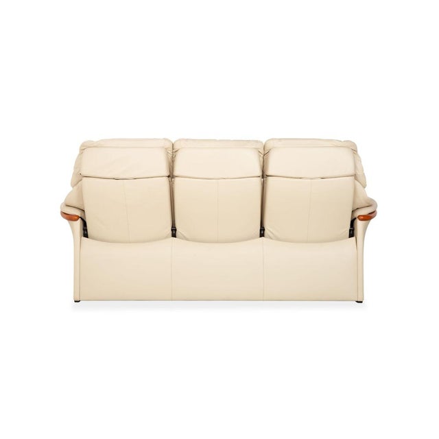 Eldorado 3-Seater Sofa in Leather and Wood from Stressless For Sale - Image 11 of 12