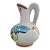 Mid-Century Tonalá Mexico Hand-Painted Ceramic Pottery Jug For Sale