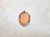 Late 19th Century Antique Carved Coral Gold Cameo With Pearl and Diamonds For Sale - Image 5 of 9