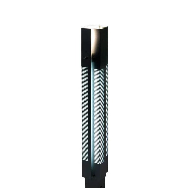 Mid-Century Modern Black Signal Column Floor Lamps by Serge Mouille, Set of 3 For Sale - Image 9 of 13