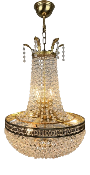 Antique French Empire Style Chandelier, 1900s