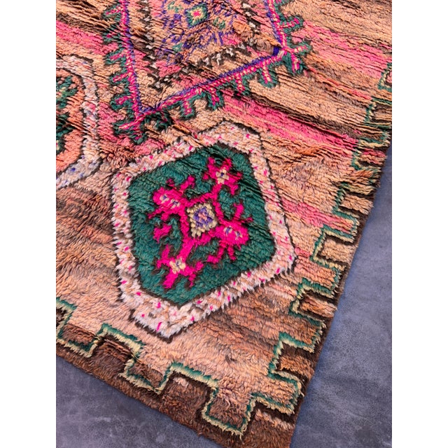 1980s 1980s Handwoven Moroccan Rug - 6'2" X 10'12" Ft For Sale - Image 5 of 10