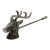 Vintage Silver Deer Candle Snuffer For Sale