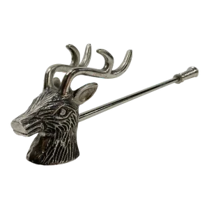 Vintage Silver Deer Candle Snuffer