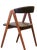 Danish Chair in Teak with Seat and Back in Black Leather, 1960s For Sale - Image 10 of 12