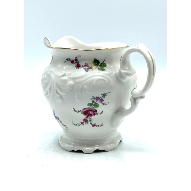 Ceramic 1930s Hand-Painted Porcelain Jug For Sale - Image 7 of 8