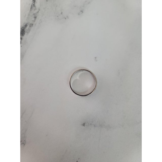 Half Carat Channel Set Diamond Wedding Band, Size 8 For Sale - Image 4 of 4