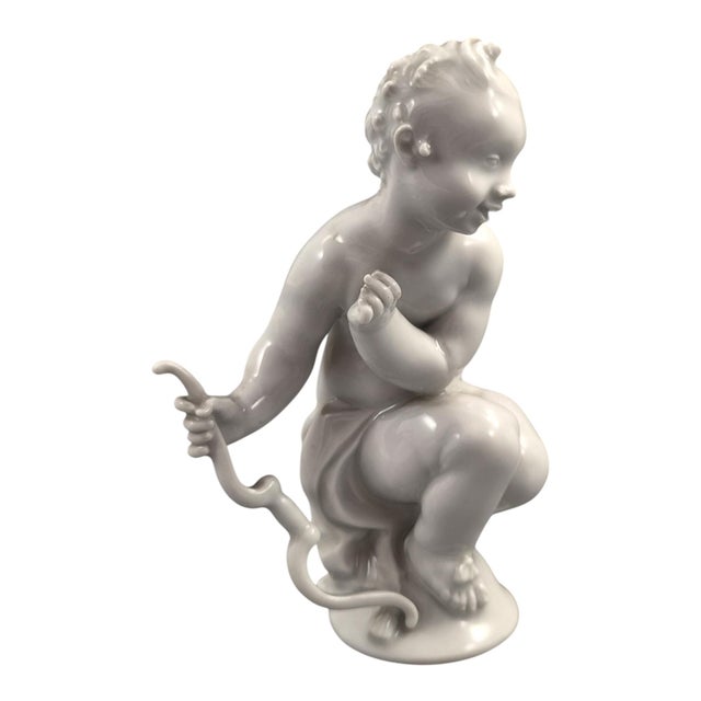 Ceramic Blanc de Chine Figure of Amor by Paul Scheurich for Meissen, 1910-1924 For Sale - Image 7 of 11