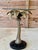 Marge Carson Vintage Regency Marge Carson Gilt Palm Tree Table With Marble Base and Glass Top For Sale - Image 4 of 12