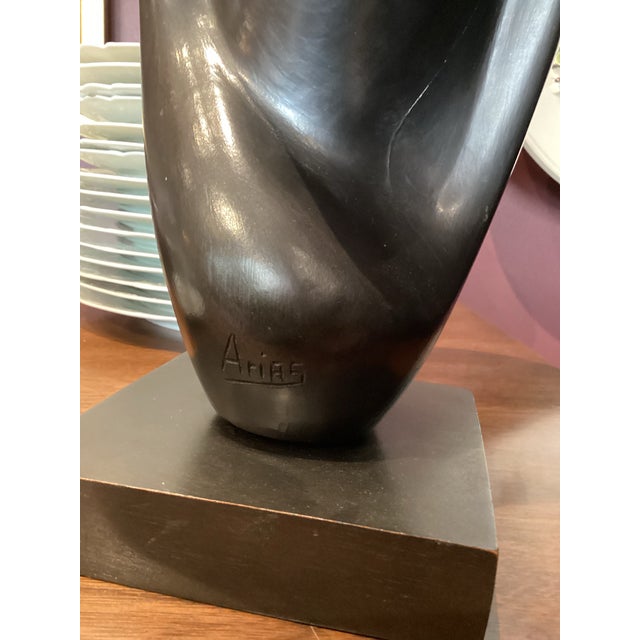 1950s Attributed to G. Arias Aymara Women Bust Sculpture For Sale - Image 4 of 7
