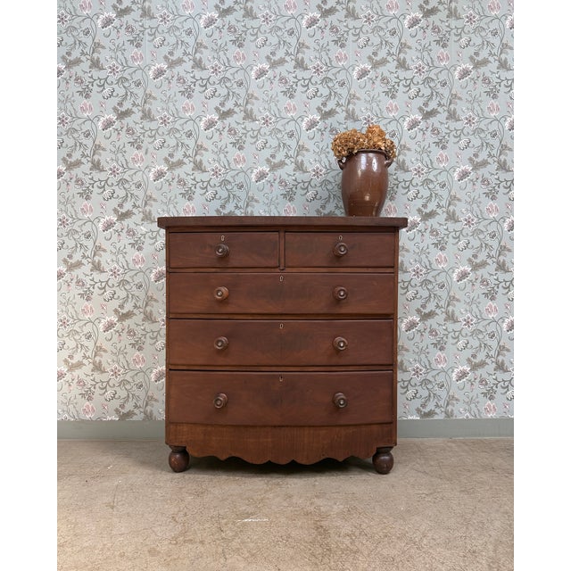 Large Antique English Chest of Drawers, 1890s For Sale - Image 16 of 16
