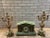 Antique French Neoclassical Green Onyx Garniture Clock Set For Sale - Image 11 of 11