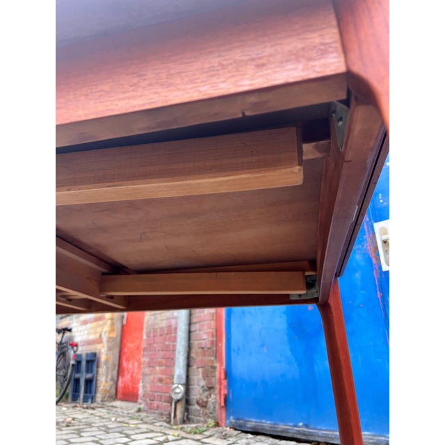 Extendable Teak Dining Table by Henning Kjearnulf For Sale - Image 3 of 9