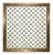 Bronze Grille Antique Criss Cross Rope Pattern For Sale