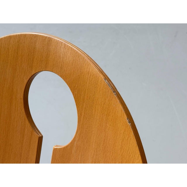 Stackable Cantilever Chairs in Beech and Chrome, 1990s For Sale - Image 9 of 17