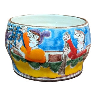 Vintage Giovanni Desimone Italian Ceramic Bowl For Sale