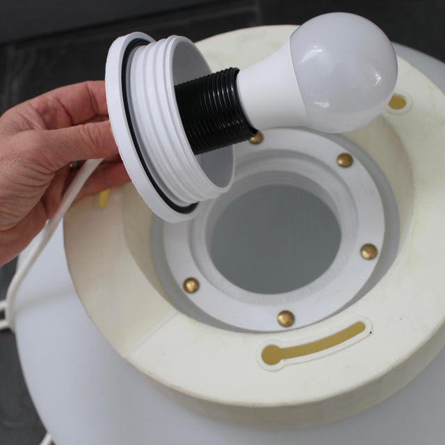 Etheletta Floor Up Table Lamp by One Foot Taller For Sale - Image 10 of 12