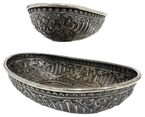 Indonesian Balinese Yogya Djokja Baskets, 1890s, Set of 2