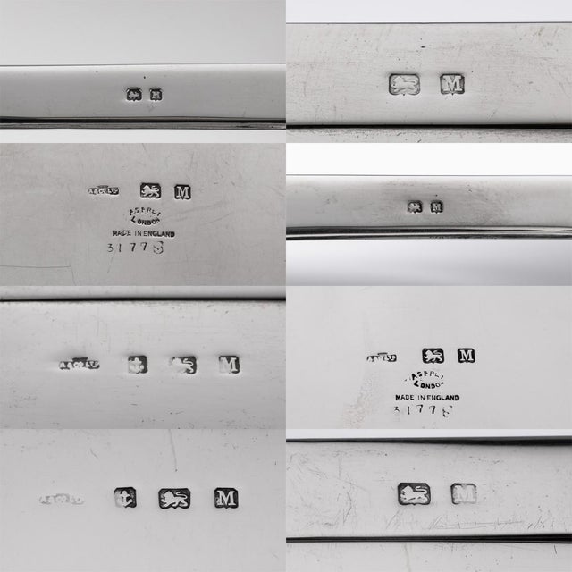 20th Century Art Deco Silver Cigar Boxes from Asprey & Co, 1936, Set of 2 For Sale - Image 14 of 15