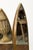 Metal Midcentury Brass Gothic Style Golden Broken Arch Mirrors, a Pair For Sale - Image 7 of 11