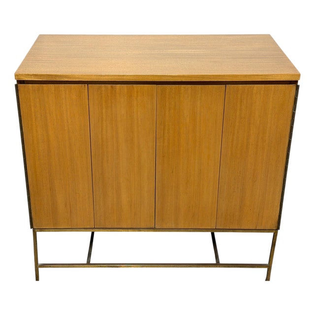 Paul McCobb for Calvin “Irwin Collection” Diminutive Bi-Fold Cabinet or Dry Bar For Sale