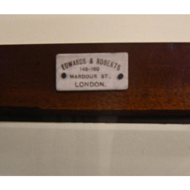 Victorian Mahogany Half Tester Bed with Canopy, 1840s For Sale - Image 15 of 17