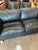Stouby Scandinavian Midcentury Modern Black Leather Sofa by Stouby For Sale - Image 4 of 17