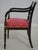 Traditional Kindel Regency Style Black Lacquer Armchair For Sale - Image 3 of 12