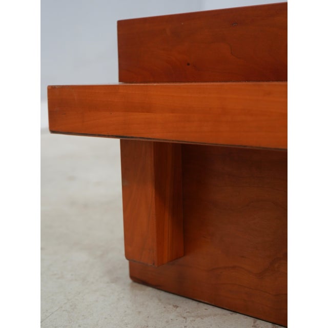 Arts & Crafts Stickley Cherry Arts & Crafts King Size Platform Bed For Sale - Image 3 of 16