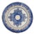 19th Century Portuguese Large Blue and White Wall Plate Depicting Palaces, Earthenware, Faience For Sale