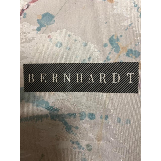 Post Modern Armchair and Waterfall Ottoman by Bernhardt After Karl Springer For Sale - Image 12 of 12