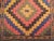 Vintage Persian Sofreh Qashqai Tribal Kilim, Handwoven Wool, Geometric Multicolor Pattern, 4’ X 4’ For Sale - Image 4 of 9