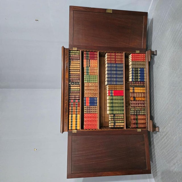 Antique Victorian Adjustable Library Bookcase, 1880 For Sale - Image 11 of 12