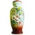 Antique Art Nouveau Uranium Floral Opaline Glass Vase, 1900s For Sale - Image 6 of 11