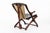 Mid Century Rosewood & Black Leather Folding Lounge Chair by Don Shoemaker For Sale In Detroit - Image 6 of 14
