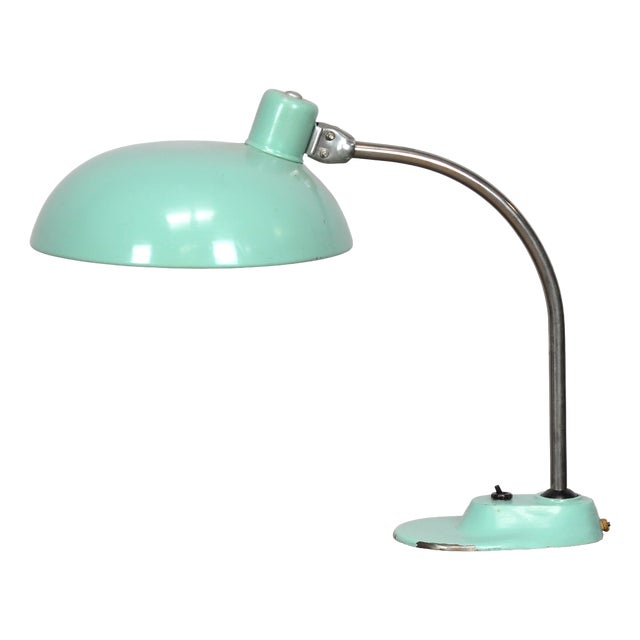 Vintage Art Deco Streamline Moderne Style Desk Lamp, 1940s For Sale