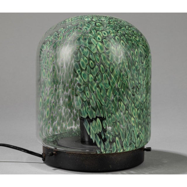 Gae Aulenti, 'Neverrino' Murrine-Blown Glass Table Lamp , Vetreria Vistosi Italy 1970s For Sale - Image 12 of 12