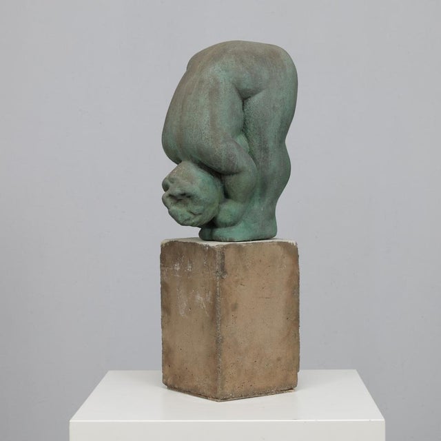 Francine Govers, Figurative Female Sculpture, 1990s, Concrete & Stone For Sale - Image 4 of 8