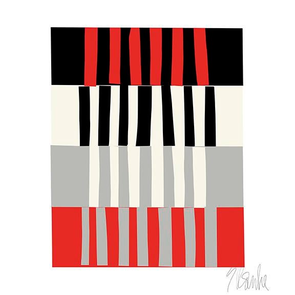 Hopscotch Fine Art Print 20" X 24" by Liz Roache For Sale In Boston - Image 6 of 6