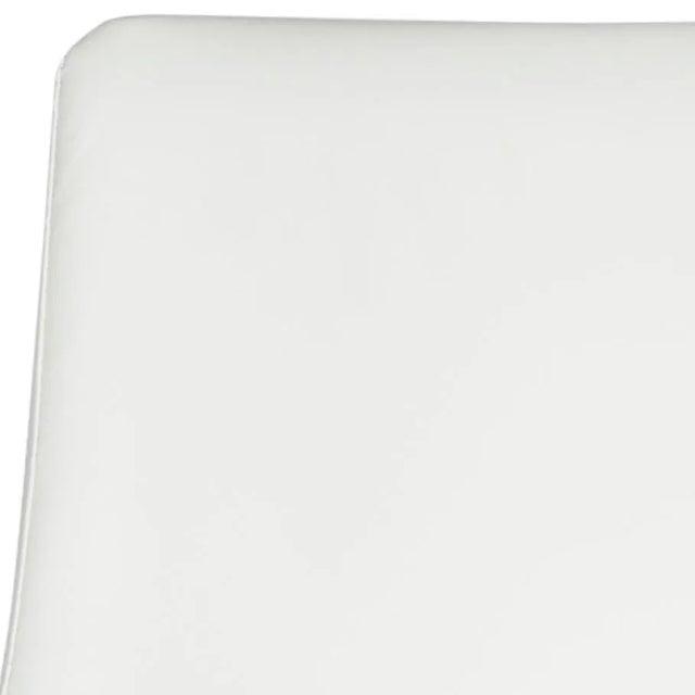 2020s Contemporary Counter Stool in White & Chrome - a Pair For Sale - Image 5 of 7