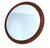 Large Scandinavian Mirror in Teak, 1960s For Sale - Image 6 of 6