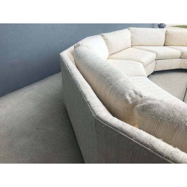 Selig Mid Century Modern Semi Circle Sectional Sofa Chairish