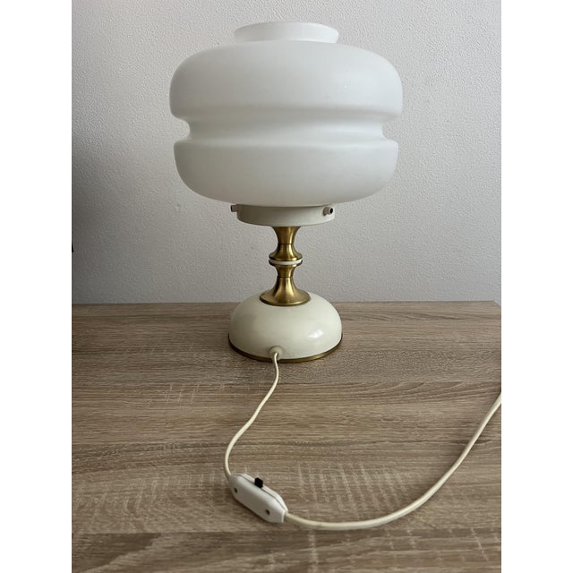 Metal Table Lamp by Napako, Czechoslovakia, 1970s For Sale - Image 7 of 7