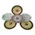 Vintage Matched Victorian Design Floral Porcelain Dinner Plates, Set of 6 For Sale